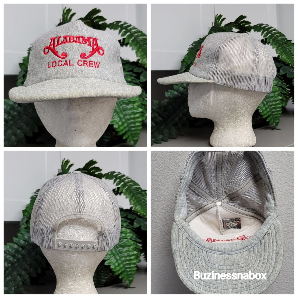 Vtg Alabama Local Crew Tour Trucker Hat